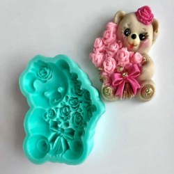 Molde_oso_rosas
